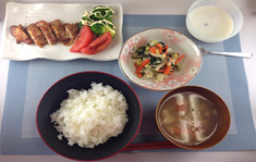 鶏のごま味噌焼き定食